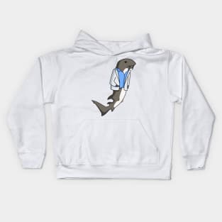 Nurse Shark In A Suit Kids Hoodie